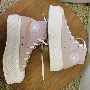 Converse Pink High-Top Sneakers